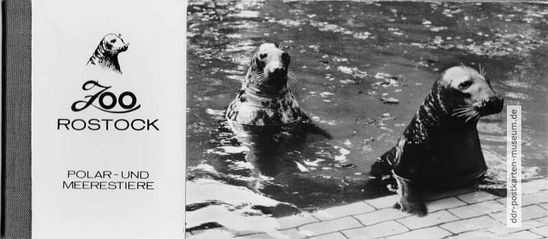 Zoo Rostock - Polar- und Meerestiere (6 Karten) - 1979