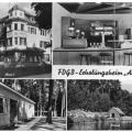 FDGB-Erholungsheim "Aufbau" mit Milchbar, Bungalow und Strand - 1970 1962