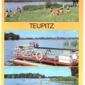 Teupitzer See mit Badestelle und Tretboot "Flipper II" - 1979