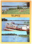 Teupitzer See mit Badestelle und Tretboot "Flipper II" - 1979