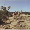 Aussichtspunkt auf dem Roßtrappenfelsen - 1986