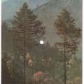 Blick auf den Inselsberg im Thüringer Wald mit Musiktitel "Rennsteiglied" von Herbert Roth