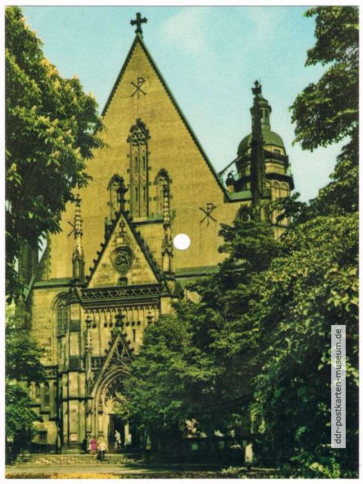 Thomaskirche in Leipzig mit Motette "Singet dem Herrn" (Bach) vom Thomanerchor Leipzig