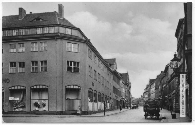 Bäckerstraße mit HO-Kaufhaus - 1958