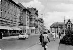 Trabant P 80 am Platz der Freundschaft in Eberswalde - 1965