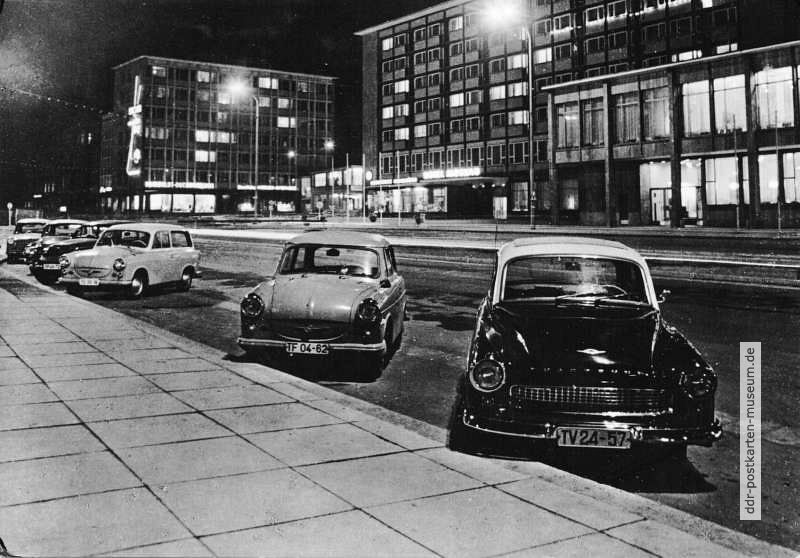 Trabanten in Karl-Marx-Stadt - 1966
