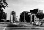 Trabis dominieren das Straßenbild in Magdeburg - 1977
