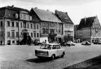 Trabant 601 auf dem Marktplatz von Zerbst - 1977