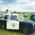 Trabant als "Highway Patrol" bei Trabitreffen in Anklam - 1998