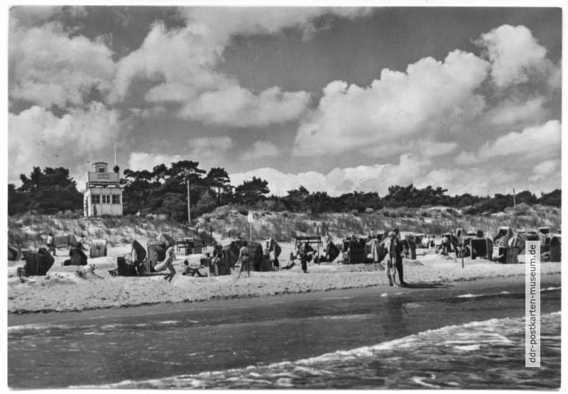 Strand von Trassenheide - 1961