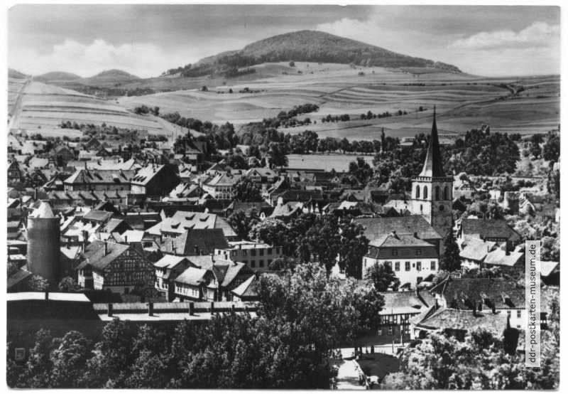 Blick auf Vacha und zum Ulsterberg - 1957