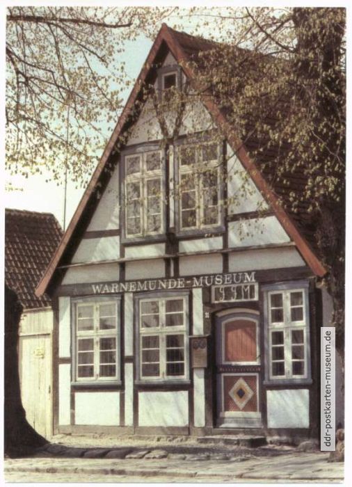 Warnemünde-Museum, Fischerhaus 19. Jahrhundert - 1984