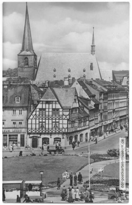 Markt mit Stadtkirche St. Peter und Paul - 1959