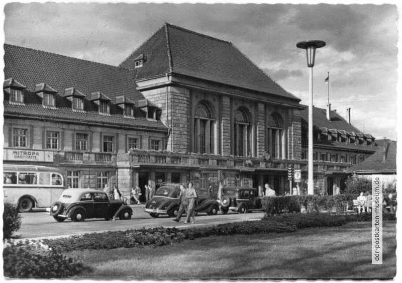 Hauptbahnhof Weimar - 1958