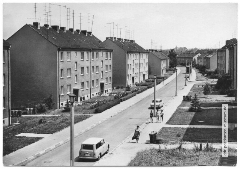 Weißenfels-West, Brahms-Weg - 1969