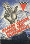 Propaganda-Postkarte für den Kampf gegen Krieg und Faschismus - 1948