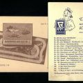 Reklamekarten des Spieleverlages Hugo Gräfe in Freital von 1949 / 1950