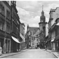 August-Bebel-Straße mit Blick zum Rathaus - 1965
