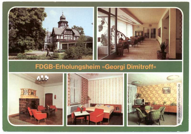 FDGB-Erholungsheim "Georgi Dimitroff" - 1986