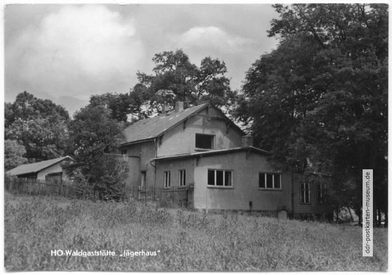 HO-Waldgaststätte "Jägerhaus" - 1978