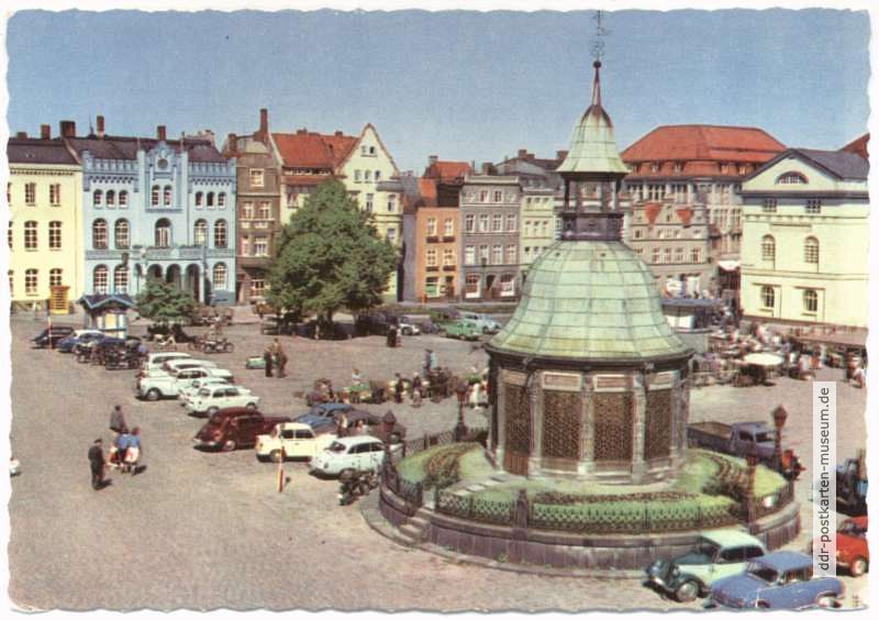 Markt mit Wasserkunst - 1962