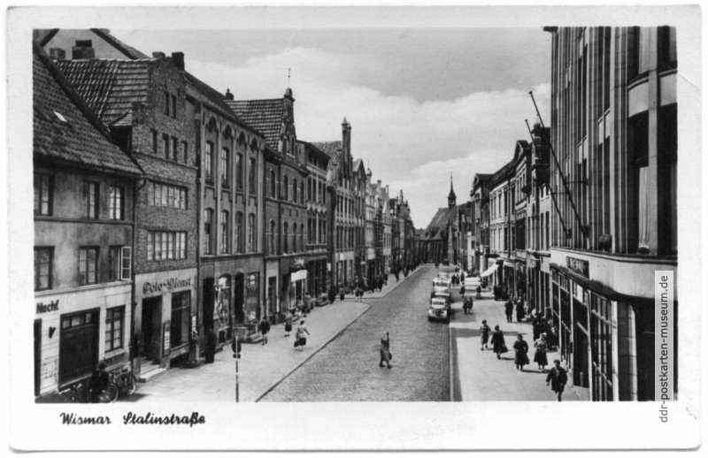 Stalinstraße (Lübsche Straße) - 1956