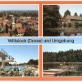 Wittstock (Dosse) und Umgebung - Walkmühlenteich, Freibad, Großer Baalensee - 1988