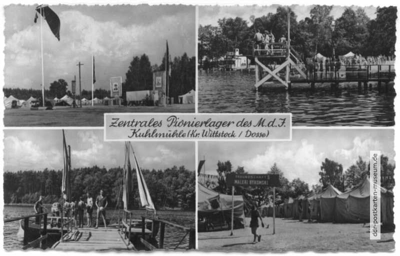 Zentrales Pionierlager des MdI in Kuhlmühle - 1961