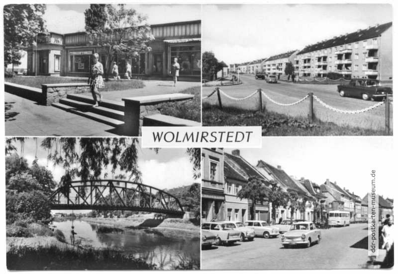 HO-Textilhaus, Geschwister-Scholl-Straße, Ohrebrücke, August-Bebel-Straße - 1975