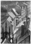 Blick vom Rathausturm in die Kalkstraße - 1976