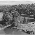 Blick vom Schloß zur Stadt, Friedrich-Engels-Brücke - 1967