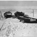 Fischerkähne im Winter - 1976