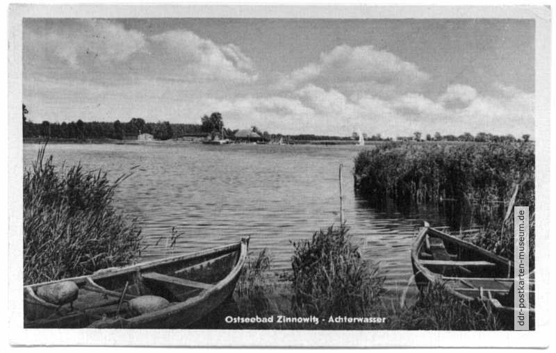 Ostseebad Zinnowitz, Achterwasser - 1956