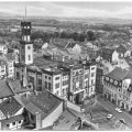 Blick vom Turm der Johanniskirche zum Rathaus und Platz der Jugend - 1976