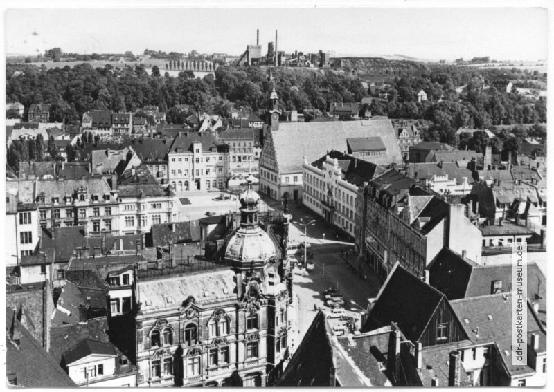 Blick vom Dom zum Hauptmarkt - 1971