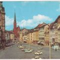 Markt mit Rathaus und Kirche - 1971