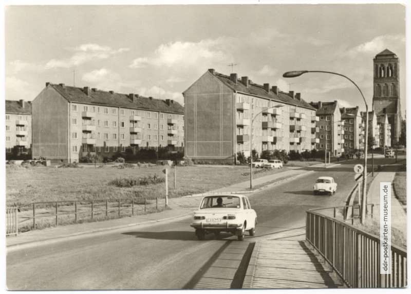 Neubauten an der Peenestraße - 1975