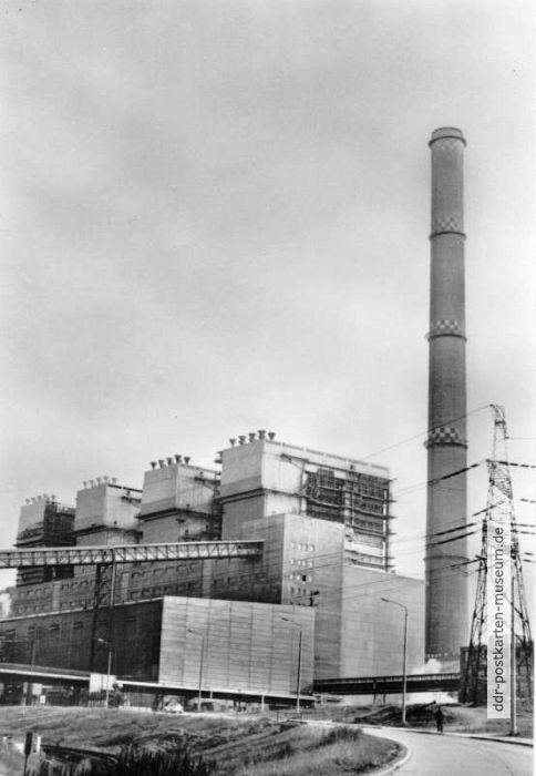 Kraftwerk Hagenwerder III bei Görlitz - 1975