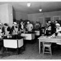 Küchenhelferinnen in der Berufsschule in Cunewalde - 1955