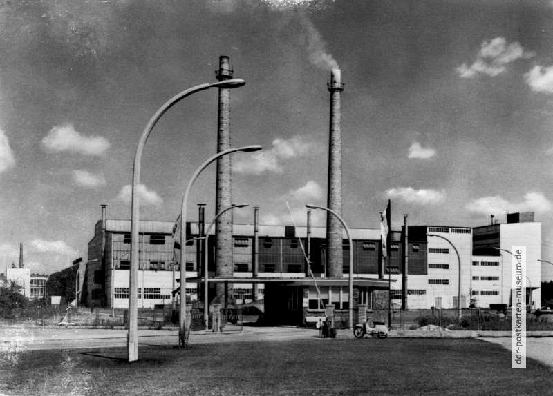 VEB Glaswerk in Döbern (Bezirk Cottbus ) - 1974