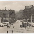 Omnibusbahnhof  auf dem Generalissimus-Stalin-Platz - 1956