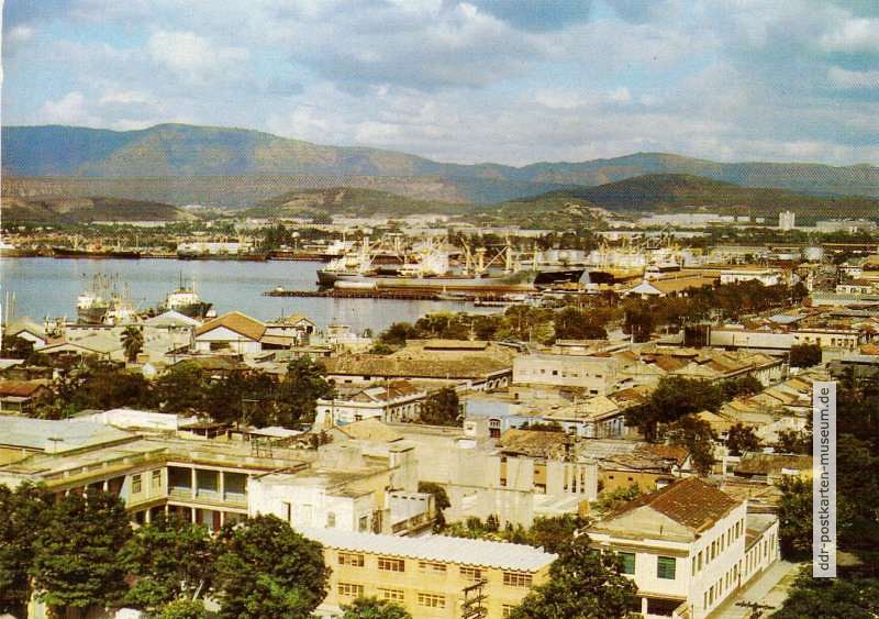 Blick zum Hafen von Santiago de Cuba - 1987