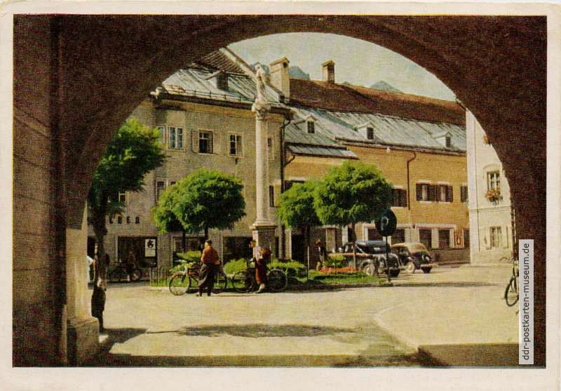 Marktplatz in Lienz (Osttirol) - 1952