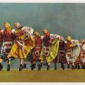 Sowjetisches "Moissejew-Ensemble" mit Volkstanz "Russische Polka" - 1953