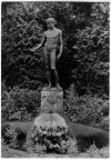 Partie im Park von Schloß Altenstein, Adonis-Statue - 1966