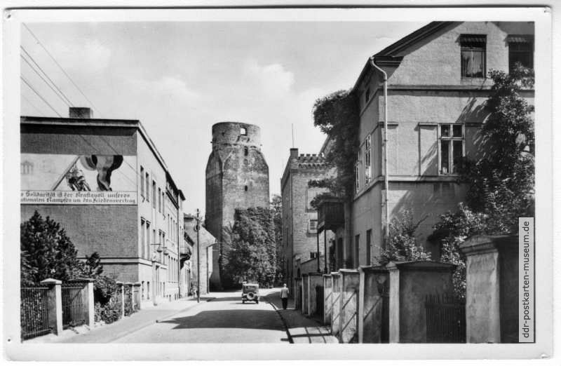 Blick zum Lubwartturm - 1955