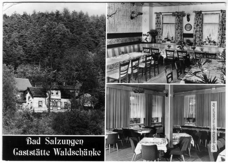 Gaststätte "Waldschänke" bei Bad Salzungen - 1983