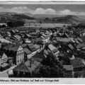 Blick vom Kirchturm auf Stadt und Thüringer Wald - 1951