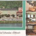 "Elbhotel" Bad Schandau - Empfangshalle, Restaurant, Hallenbar - 1979
