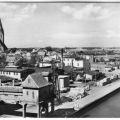 Blick zum Hafen und St. Marien-Kirche - 1964